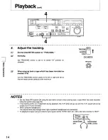 Preview for 14 page of Panasonic AGDS840 - SVHS VIDEO PLAYER Operating Instructions Manual