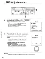 Preview for 24 page of Panasonic AGDS840 - SVHS VIDEO PLAYER Operating Instructions Manual