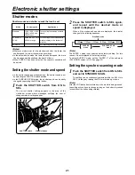 Preview for 21 page of Panasonic AGDVC200 - DV CAMCORDER Operating Instructions Manual