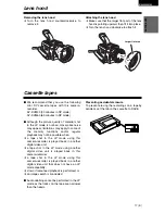 Preview for 17 page of Panasonic AGDVC30 - 3 CCD DV CAMCORDER Operating Instructions Manual