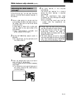 Preview for 45 page of Panasonic AGDVC30 - 3 CCD DV CAMCORDER Operating Instructions Manual