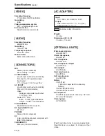 Preview for 86 page of Panasonic AGDVC30 - 3 CCD DV CAMCORDER Operating Instructions Manual