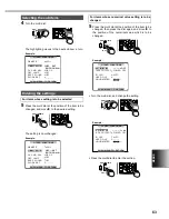 Preview for 3 page of Panasonic AGDVC60 - DIGITAL VIDEO CAMCORDER Menu Information