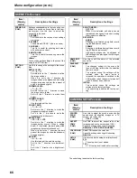 Preview for 6 page of Panasonic AGDVC60 - DIGITAL VIDEO CAMCORDER Menu Information