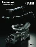 Panasonic AGDVC60 - DIGITAL VIDEO CAMCORDER Specifications preview