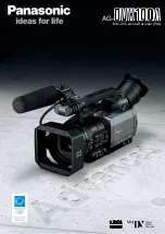 Preview for 1 page of Panasonic AGDVX100 - DV CAMCORDER Brochure & Specs