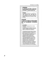 Preview for 2 page of Panasonic AGEP50 - COLOR VIDEO PRINTER Operating Instructions Manual