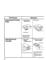 Preview for 8 page of Panasonic AGEP50 - COLOR VIDEO PRINTER Operating Instructions Manual