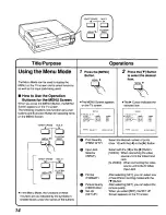 Preview for 14 page of Panasonic AGEP50 - COLOR VIDEO PRINTER Operating Instructions Manual