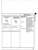 Preview for 27 page of Panasonic AGEP50 - COLOR VIDEO PRINTER Operating Instructions Manual