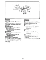 Preview for 30 page of Panasonic AGEZ1 - DVC Operating Instructions Manual