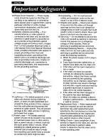 Preview for 4 page of Panasonic AGEZ30 - DVC Operating Instructions Manual