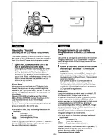 Предварительный просмотр 25 страницы Panasonic AGEZ30 - DVC Operating Instructions Manual