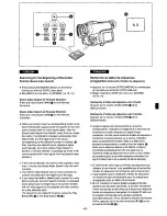 Предварительный просмотр 41 страницы Panasonic AGEZ30 - DVC Operating Instructions Manual