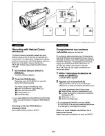 Preview for 49 page of Panasonic AGEZ30 - DVC Operating Instructions Manual