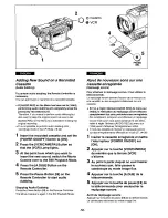 Предварительный просмотр 56 страницы Panasonic AGEZ30 - DVC Operating Instructions Manual