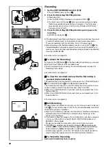 Preview for 20 page of Panasonic AGEZ50UP - DIGITAL CAMERA REC Operating Instructions Manual