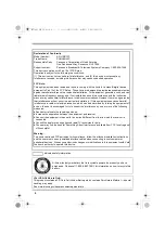 Preview for 4 page of Panasonic AGHMC70P - MEMORY CARD CAMERA RECORDER Operating Instructions Manual