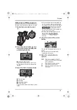 Preview for 71 page of Panasonic AGHMC70P - MEMORY CARD CAMERA RECORDER Operating Instructions Manual