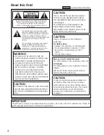 Preview for 2 page of Panasonic AGHPG10 - MEMORY CARD PORTABLE RECORDER Operating Instructions Manual