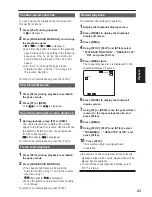 Preview for 43 page of Panasonic AGHPG10 - MEMORY CARD PORTABLE RECORDER Operating Instructions Manual