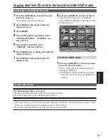 Preview for 51 page of Panasonic AGHPG10 - MEMORY CARD PORTABLE RECORDER Operating Instructions Manual