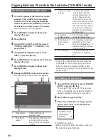 Preview for 58 page of Panasonic AGHPG10 - MEMORY CARD PORTABLE RECORDER Operating Instructions Manual