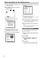 Preview for 70 page of Panasonic AGHPG10 - MEMORY CARD PORTABLE RECORDER Operating Instructions Manual