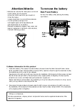 Предварительный просмотр 7 страницы Panasonic AGHPG10P - MEMORY CARD PORTABLE RECORDER Operating Instructions Manual