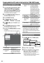 Предварительный просмотр 62 страницы Panasonic AGHPG10P - MEMORY CARD PORTABLE RECORDER Operating Instructions Manual