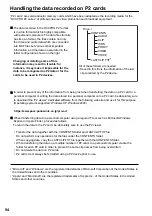 Предварительный просмотр 94 страницы Panasonic AGHPG10P - MEMORY CARD PORTABLE RECORDER Operating Instructions Manual