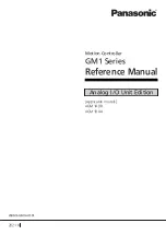 Предварительный просмотр 1 страницы Panasonic AGM1AD8 Reference Manual