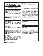 Preview for 2 page of Panasonic AGMX70 - AV SWITCHER Operating Instructions Manual