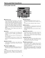 Preview for 6 page of Panasonic AGMX70 - AV SWITCHER Operating Instructions Manual