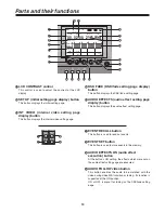 Preview for 10 page of Panasonic AGMX70 - AV SWITCHER Operating Instructions Manual