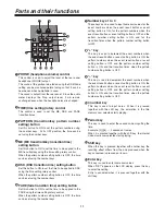 Preview for 11 page of Panasonic AGMX70 - AV SWITCHER Operating Instructions Manual