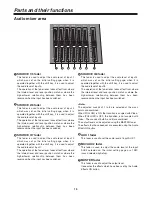 Предварительный просмотр 13 страницы Panasonic AGMX70 - AV SWITCHER Operating Instructions Manual