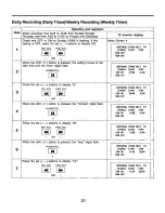 Предварительный просмотр 20 страницы Panasonic AGRT600 - TIME LAPSE VCR Operating Instructions Manual