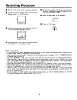 Preview for 16 page of Panasonic AGRT600AP - TIME LAPSE RECORDER Operating Instructions Manual