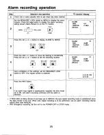 Preview for 25 page of Panasonic AGRT600AP - TIME LAPSE RECORDER Operating Instructions Manual