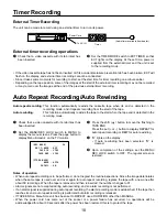 Предварительный просмотр 18 страницы Panasonic AGRT650P - TIME LAPSE VTR Operating Instructions Manual