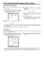 Предварительный просмотр 20 страницы Panasonic AGRT650P - TIME LAPSE VTR Operating Instructions Manual