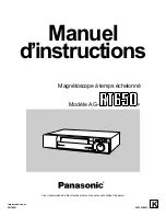 Предварительный просмотр 27 страницы Panasonic AGRT650P - TIME LAPSE VTR Operating Instructions Manual