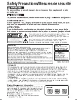 Preview for 3 page of Panasonic AGVP310 - DVD/VCR DECK Operating Instructions Manual