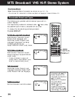 Preview for 26 page of Panasonic AGVP310 - DVD/VCR DECK Operating Instructions Manual