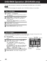 Preview for 42 page of Panasonic AGVP310 - DVD/VCR DECK Operating Instructions Manual