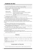 Preview for 6 page of Panasonic Aicure ANUJ5012 User Manual