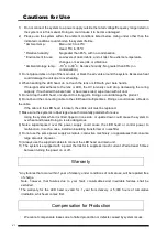 Preview for 6 page of Panasonic Aicure ANUJ5014 User Manual