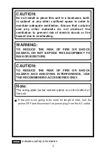 Preview for 3 page of Panasonic AJ-B95 Operating Instructions Manual