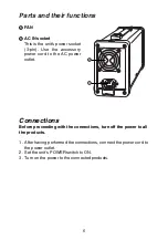 Предварительный просмотр 6 страницы Panasonic AJ-B95 Operating Instructions Manual
